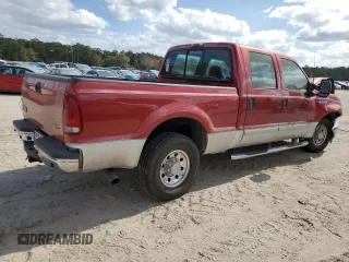 2003 Ford Super Duty F-250 XL with VIN 1FTNW20F83EA79803, listed as a Copart auction lot 77653954 with 0 mi miles and Salvage Title. Bid and sale history available at carsss.com. Image 3.