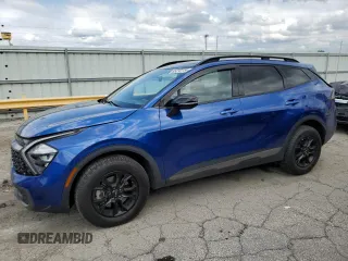 2023 Kia Sportage X-Pro with VIN 5XYK7CAF5PG060739, listed as a Copart auction lot 65210154 with 55,079 mi miles and Salvage Title. Bid and sale history available at carsss.com. Image 1.