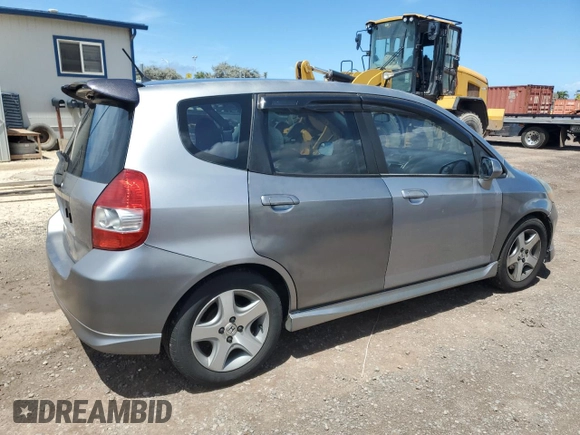 2008 Honda Fit Sport z VIN JHMGD38658S053059, wystawiony jako Copart lot #54262735 z przebiegiem 164 493 mil mil oraz Szkoda całkowita • Salvage title. Historia ofert i sprzedaży dostępna na DreamBid. Obrazek 3.