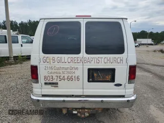 2008 Ford Econoline Passenger XL with VIN 1FBSS31L18DA39220, listed as a Copart auction lot 45862245 with 35,008 mi miles and Salvage title. Bid and sale history available at DreamBid. Image 6.