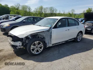 2016 BMW 3 Series 328i xDrive z VIN WBA8E3C53GK502624, wystawiony jako Copart lot #56710535 z przebiegiem 91 023 mil mil oraz Szkoda całkowita • Salvage title. Historia ofert i sprzedaży dostępna na DreamBid. Obrazek 1.