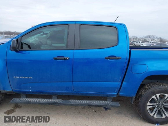 2022 Chevrolet Colorado 4WD Z71 with VIN 1GCGTDEN1N1316915, listed as a IAAI auction lot 41636710 with 13,543 mi miles and . Bid and sale history available at DreamBid. Image 14.