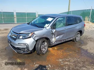 2020 Honda Pilot EX-L z VIN 5FNYF6H57LB059699, wystawiony jako IAAI lot #42026669 z przebiegiem 46 906 mil mil oraz . Historia ofert i sprzedaży dostępna na DreamBid. Obrazek 2.