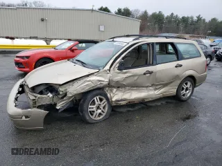 2000 Ford Focus SE with VIN 1FAFP3638YW414974, listed as a Copart auction lot 53040985 with 155,849 mi miles and Salvage Title. Bid and sale history available at carsss.com. Image 1.