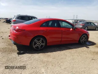2020 Mercedes-Benz CLA 250 with VIN WDD5J4HB4LN034066, listed as a Copart auction lot 53181015 with 78,352 mi miles and Salvage title. Bid and sale history available at DreamBid. Image 3.