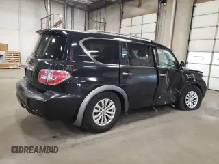 2018 Nissan Armada SV with VIN JN8AY2NC4J9550265, listed as a Copart auction lot 74970624 with 248,847 mi miles and Salvage Title. Bid and sale history available at carsss.com. Image 3.