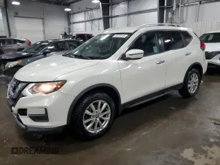 2017 Nissan Rogue SL z VIN JN8AT2MV9HW255630, wystawiony jako Copart lot #45224615 z przebiegiem 141 403 mil mil oraz Szkoda całkowita • Salvage title. Historia ofert i sprzedaży dostępna na DreamBid. Obrazek 1.
