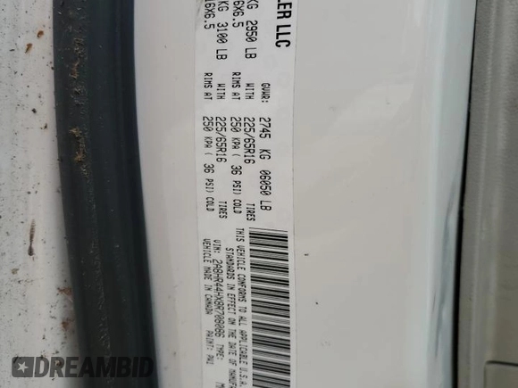 2008 Chrysler Town & Country LX z VIN 2A8HR44HX8R708086, wystawiony jako Copart lot #56577115 z przebiegiem 159 482 mil mil oraz Szkoda całkowita • Salvage title. Historia ofert i sprzedaży dostępna na DreamBid. Obrazek 14.