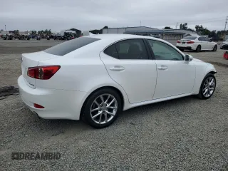 2012 Lexus IS 250 with VIN JTHBF5C20C5160046, listed as a Copart auction lot 59805455 with 90,274 mi miles and Salvage title. Bid and sale history available at DreamBid. Image 3.