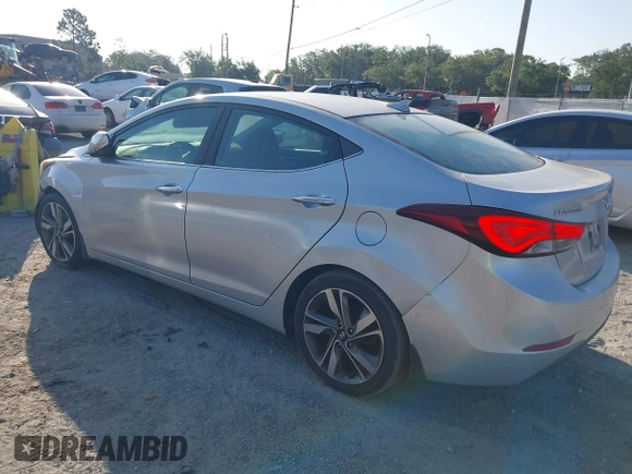 2015 Hyundai Elantra SE z VIN 5NPDH4AE4FH610961, wystawiony jako IAAI lot #42134698 z przebiegiem 72 591 mil mil oraz . Historia ofert i sprzedaży dostępna na DreamBid. Obrazek 3.