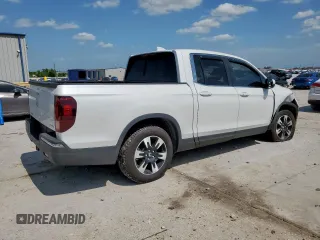 2020 Honda Ridgeline RTL with VIN 5FPYK3F57LB031244, listed as a Copart auction lot 58863795 with 54,318 mi miles and Salvage title. Bid and sale history available at DreamBid. Image 3.