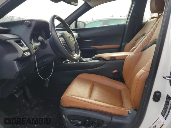 2020 Lexus UX with VIN JTHP9JBH3L2021736, listed as a Copart auction lot 87338594 with 0 mi miles and Salvage Title. Bid and sale history available at carsss.com. Image 7.