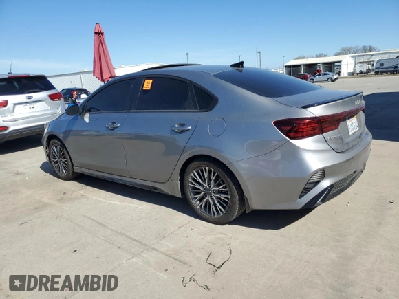 2024 Kia Forte GT-Line with VIN 3KPF54AD0RE712629, listed as a Copart auction lot 46914635 with 0 mi miles and Salvage Title. Bid and sale history available at carsss.com. Image 2.