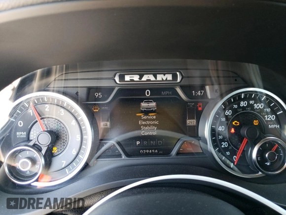 2022 Ram 1500 Big Horn z VIN 1C6RRFBG1NN263786, wystawiony jako Copart lot #52994155 z przebiegiem 29 456 mil mil oraz Szkoda całkowita • Salvage title. Historia ofert i sprzedaży dostępna na DreamBid. Obrazek 9.