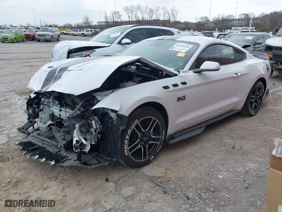 2023 Ford Mustang GT with VIN 1FA6P8CF6P5306711, listed as a IAAI auction lot 41699444 with 36,517 mi miles. Bid and sale history available at carsss.com. Image 2.