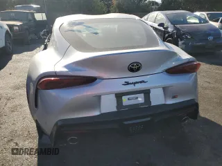 2022 Toyota GR Supra 2.0 with VIN WZ1DB2C05NW050305, listed as a Copart auction lot 78452184 with 17,786 mi miles and Salvage Title. Bid and sale history available at carsss.com. Image 6.