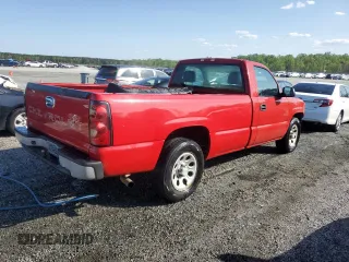 2006 Chevrolet Silverado 1500 Work Truck with VIN 3GCEC14X76G270714, listed as a Copart auction lot 52368285 with 212,222 mi miles and Salvage Title. Bid and sale history available at DreamBid. Image 3.