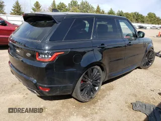 2018 Land Rover Range Rover Sport HSE Dynamic with VIN SALWV2SVXJA413869, listed as a Copart auction lot 46270283 with 80,027 mi miles and Salvage Title. Bid and sale history available at carsss.com. Image 3.