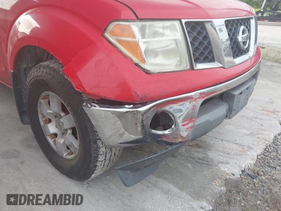 2005 Nissan Frontier SE with VIN 1N6AD07U95C463775, listed as a IAAI auction lot 42783610 with 196,085 mi miles and . Bid and sale history available at DreamBid. Image 15.