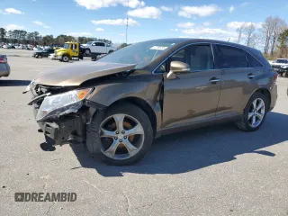 2013 Toyota Venza LE with VIN 4T3ZK3BB9DU054268, listed as a Copart auction lot 47780035 with 191,600 mi miles and Salvage Title. Bid and sale history available at carsss.com. Image 1.