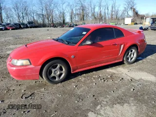 2004 Ford Mustang Standard with VIN 1FAFP40454F100233, listed as a Copart auction lot 50154615 with 213,732 mi miles and Salvage Title. Bid and sale history available at carsss.com. Image 1.