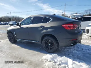 2016 BMW X6 xDrive50i z VIN 5UXKU6C55G0R34428, wystawiony jako Copart lot #46083635 z przebiegiem 138 848 mil mil oraz Czysty tytuł • Clean title. Historia ofert i sprzedaży dostępna na DreamBid. Obrazek 2.