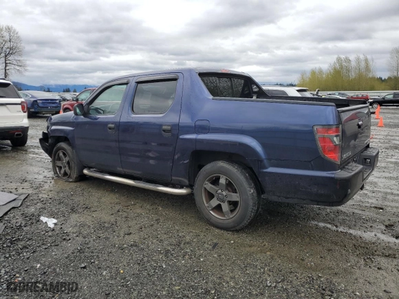 2013 Honda Ridgeline RT with VIN 5FPYK1F23DB002979, listed as a Copart auction lot 52128235 with 70,125 mi miles and Salvage Title. Bid and sale history available at carsss.com. Image 2.