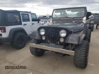 1985 Jeep CJ with VIN 1JCUM87AXFT139710, listed as a Copart auction lot 73825234 with 5,494 mi miles and Salvage Title. Bid and sale history available at carsss.com. Image 5.