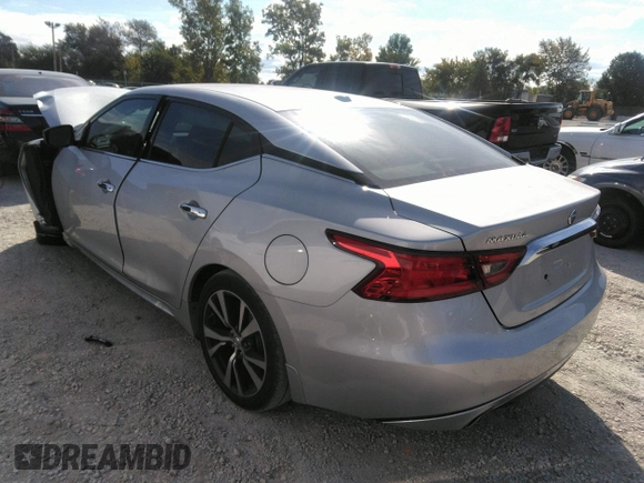 2017 Nissan Maxima SR with VIN 1N4AA6AP6HC440532, listed as a IAAI auction lot 34585325 with Not provided miles and . Bid and sale history available at DreamBid. Image 3.