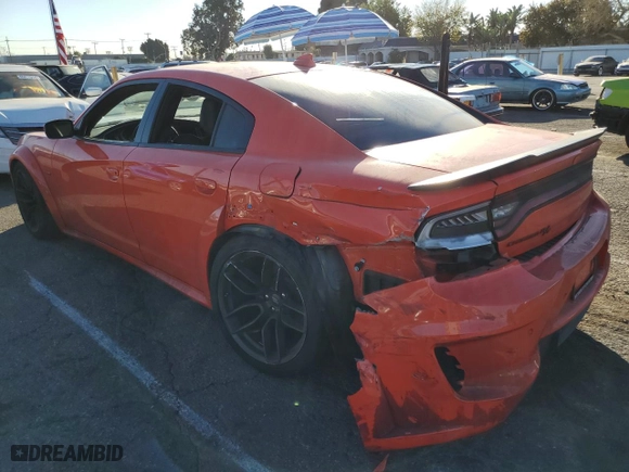 2021 Dodge Charger Scat Pack Widebody with VIN 2C3CDXGJ6MH500873, listed as a Copart auction lot 41539735 with 28,610 mi miles and Salvage Title. Bid and sale history available at carsss.com. Image 2.