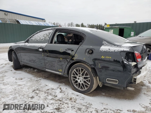2011 Lexus GS 350 with VIN JTHCE1KS9B0029646, listed as a Copart auction lot 41585845 with 198,681 mi miles and Salvage Title. Bid and sale history available at carsss.com. Image 2.