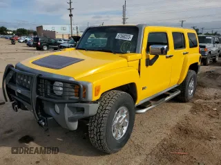 2007 Hummer H3 SUV with VIN 5GTDN13E478172777, listed as a Copart auction lot 41430185 with 88,995 mi miles and Non Repairable. Bid and sale history available at DreamBid. Image 1.