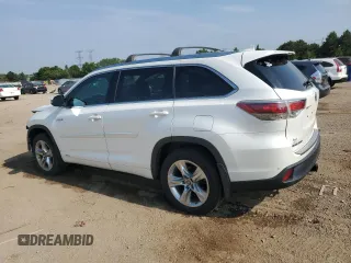 2016 Toyota Highlander Limited with VIN 5TDDCRFH1GS015446, listed as a Copart auction lot 60325195 with 273,836 mi miles and Salvage title. Bid and sale history available at DreamBid. Image 2.