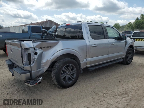 2021 Ford F-150 XL with VIN 1FTEW1C50MFA45654, listed as a Copart auction lot 56936595 with 103,189 mi miles and Salvage title. Bid and sale history available at DreamBid. Image 3.
