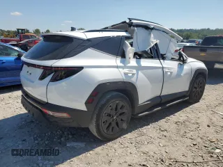 2022 Hyundai Tucson N Line with VIN KM8JF3AE8NU163070, listed as a Copart auction lot 70277184 with 0 mi miles and Non Repairable. Bid and sale history available at carsss.com. Image 3.