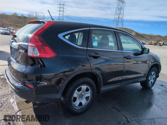 2016 Honda CR-V LX with VIN 5J6RM4H30GL000911, listed as a Copart auction lot 53693205 with 184,295 mi miles and Salvage Title. Bid and sale history available at DreamBid. Image 3.