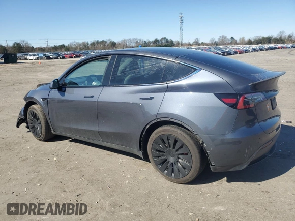 2022 Tesla Model Y Long Range z VIN 7SAYGAEE5NF573044, wystawiony jako Copart lot #49230835 z przebiegiem 41 220 mil mil oraz Szkody całkowita. Historia ofert i sprzedaży dostępna na DreamBid. Obrazek 2.