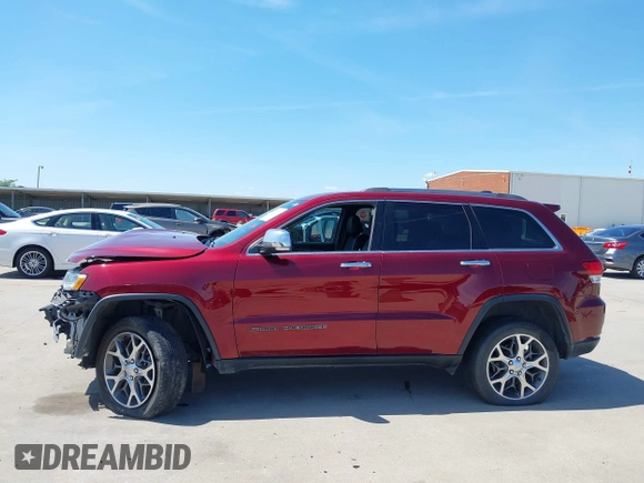 2020 Jeep Grand Cherokee Limited with VIN 1C4RJEBG2LC256980, listed as a IAAI auction lot 42378094 with 83,267 mi miles and . Bid and sale history available at DreamBid. Image 15.