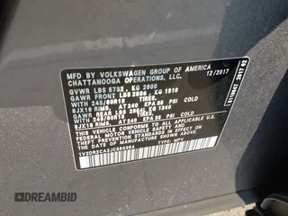 2018 Volkswagen Atlas SE z VIN 1V2DR2CA2JC550354, wystawiony jako IAAI lot #42481731 z przebiegiem 119 914 mil mil oraz . Historia ofert i sprzedaży dostępna na DreamBid. Obrazek 9.