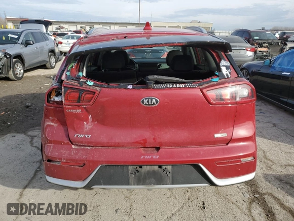 2017 Kia Niro Touring Launch Edition with VIN KNDCC3LC4H5089890, listed as a Copart auction lot 47305465 with 64,308 mi miles and Salvage Title. Bid and sale history available at carsss.com. Image 6.