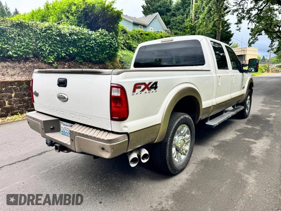 2012 Ford F-350 XL with VIN 1FT8W3BT2CEC01397, listed as a Copart auction lot 60002025 with Not provided miles and Clean title. Bid and sale history available at DreamBid. Image 4.