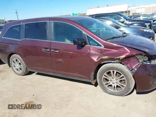 2013 Honda Odyssey EX-L with VIN 5FNRL5H61DB017398, listed as a IAAI auction lot 41689227 with 159,361 mi miles and . Bid and sale history available at carsss.com. Image 13.