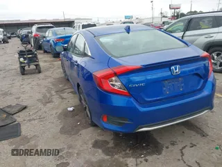 2021 Honda Civic Sedan EX with VIN 19XFC1F35ME012473, listed as a IAAI auction lot 41280932 with 1 mi miles. Bid and sale history available at carsss.com. Image 3.