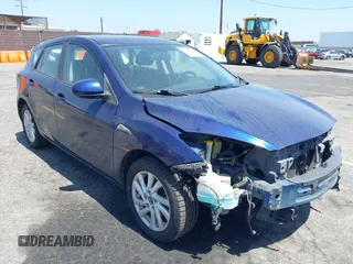2013 Mazda 3 i Touring with VIN JM1BL1L89D1707007, listed as a IAAI auction lot 42570208 with 122,915 mi miles and . Bid and sale history available at DreamBid. Image 1.