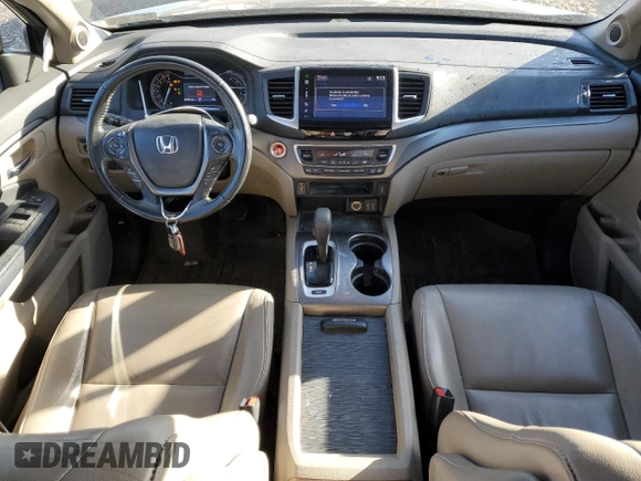 2016 Honda Pilot EX-L with VIN 5FNYF6H52GB062595, listed as a Copart auction lot 49631345 with 67,927 mi miles and Salvage Title. Bid and sale history available at DreamBid. Image 8.