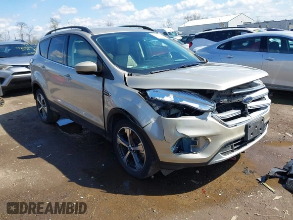 2018 Ford Escape SEL with VIN 1FMCU9HD1JUD49543, listed as a IAAI auction lot 42003218 with 122,768 mi miles. Bid and sale history available at carsss.com. Image 1.