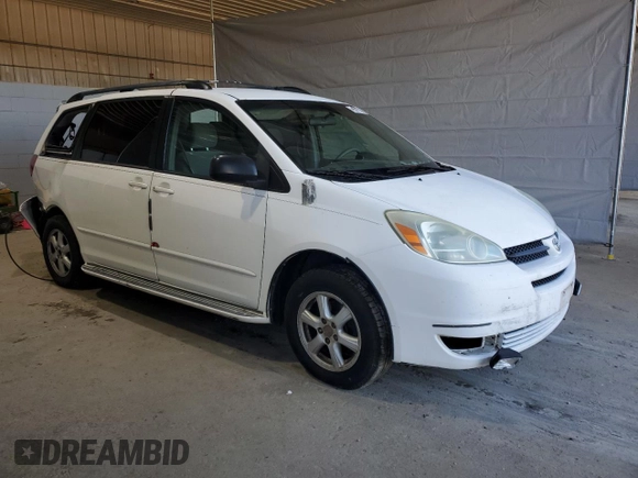 2004 Toyota Sienna CE with VIN 5TDZA23C34S083187, listed as a Copart auction lot 49547755 with 291,236 mi miles and Salvage Title. Bid and sale history available at DreamBid. Image 4.
