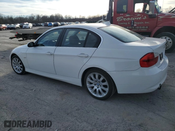 2008 BMW 3 Series 335xi with VIN WBAVD53538A285102, listed as a Copart auction lot 47385935 with 117,640 mi miles and Salvage Title. Bid and sale history available at carsss.com. Image 2.