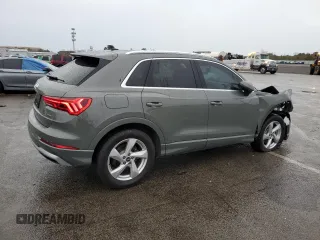 2021 Audi Q3 Premium with VIN WA1AUCF35M1117045, listed as a Copart auction lot 69658452 with 9,015 mi miles. Bid and sale history available at carsss.com. Image 3.