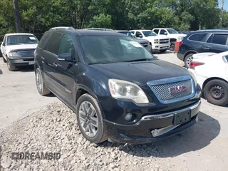 2012 GMC Acadia Denali with VIN 1GKKRTED1CJ243802, listed as a IAAI auction lot 42842119 with 190,683 mi miles and . Bid and sale history available at DreamBid. Image 1.
